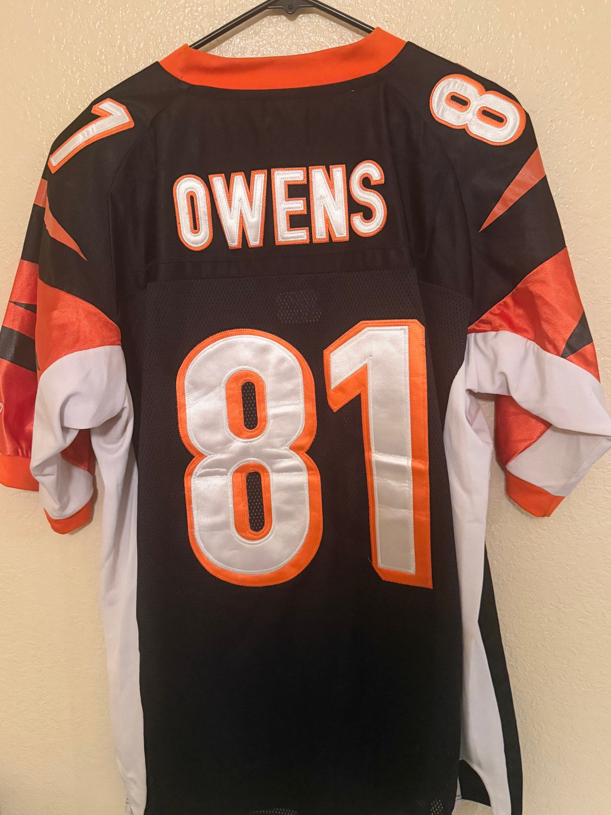 Pre-Worn Cincinnati Bengals Terrell Owens #81 Jersey Size 50