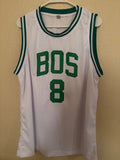Kristaps Porzingis Autographed Boston Celtics #8 Jersey - Front