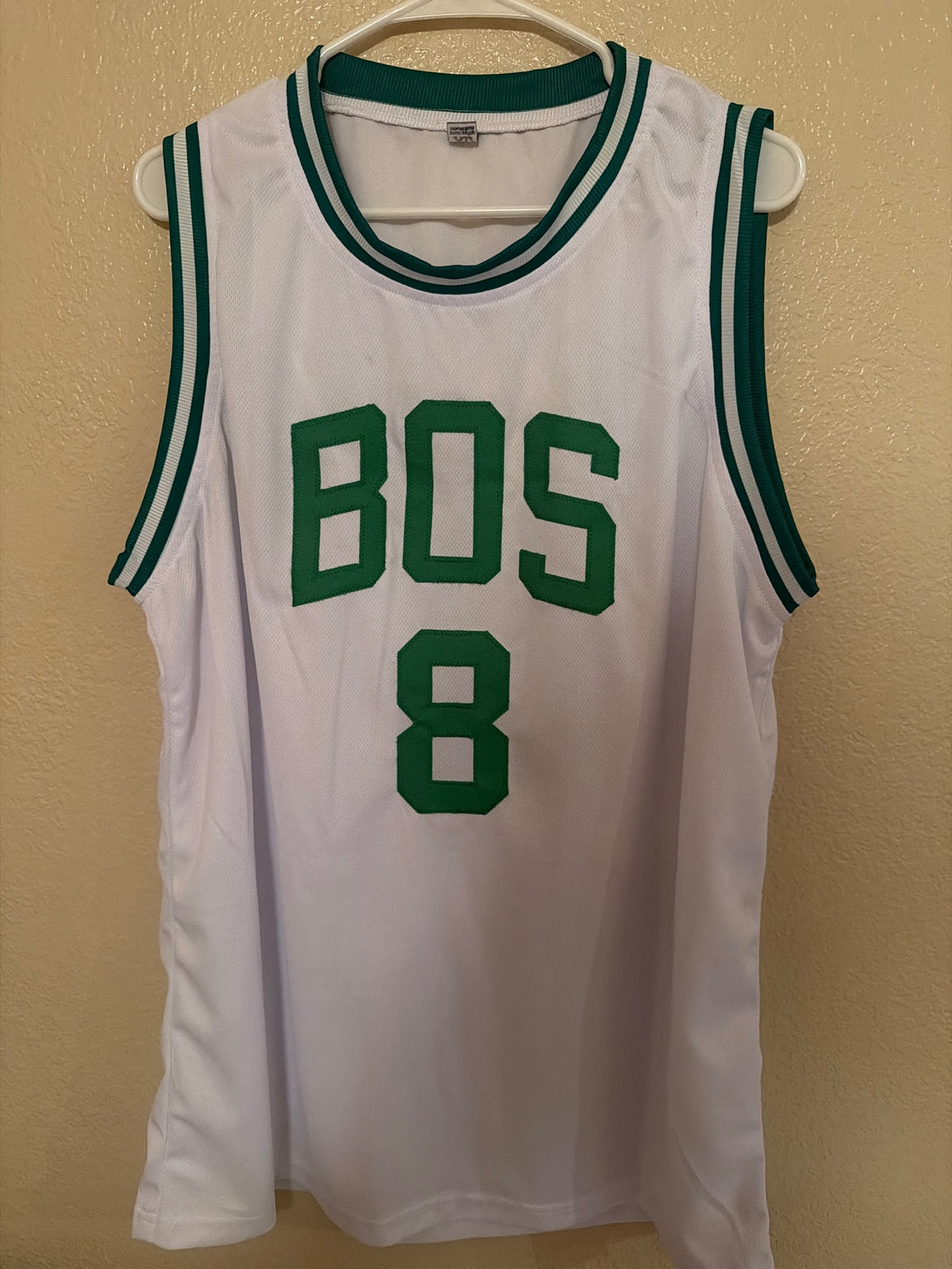 Kristaps Porzingis Autographed Boston Celtics #8 Jersey - Front