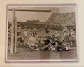 11x14 Packers vs Cowboys end zone print in protective sleeve