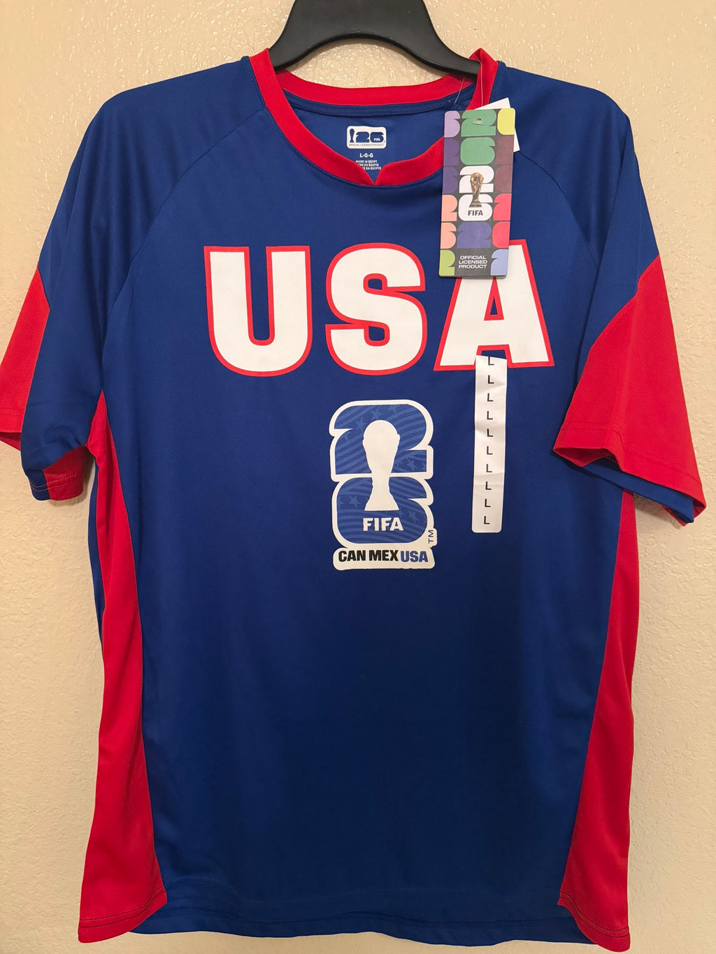 Brand New USA #26 FIFA World Cup 2026 Jersey Size L - Official Licensed Product